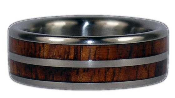 Bling Jewelry & Watches | Mens RIng with Wood - 5 